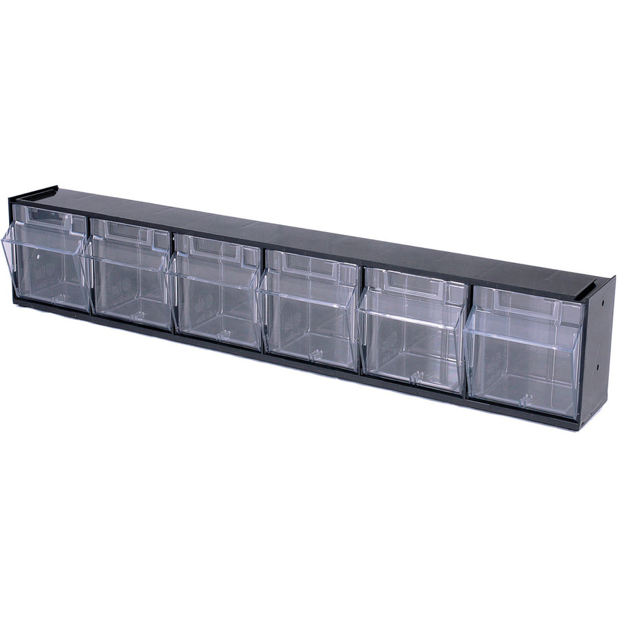 Deflecto Tilt Bin Interlocking Multi-Bin Storage Organizer - 20604OP
