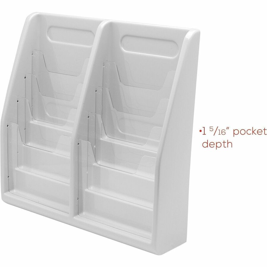 Deflecto Multi-Compartment Literature Display - 52209