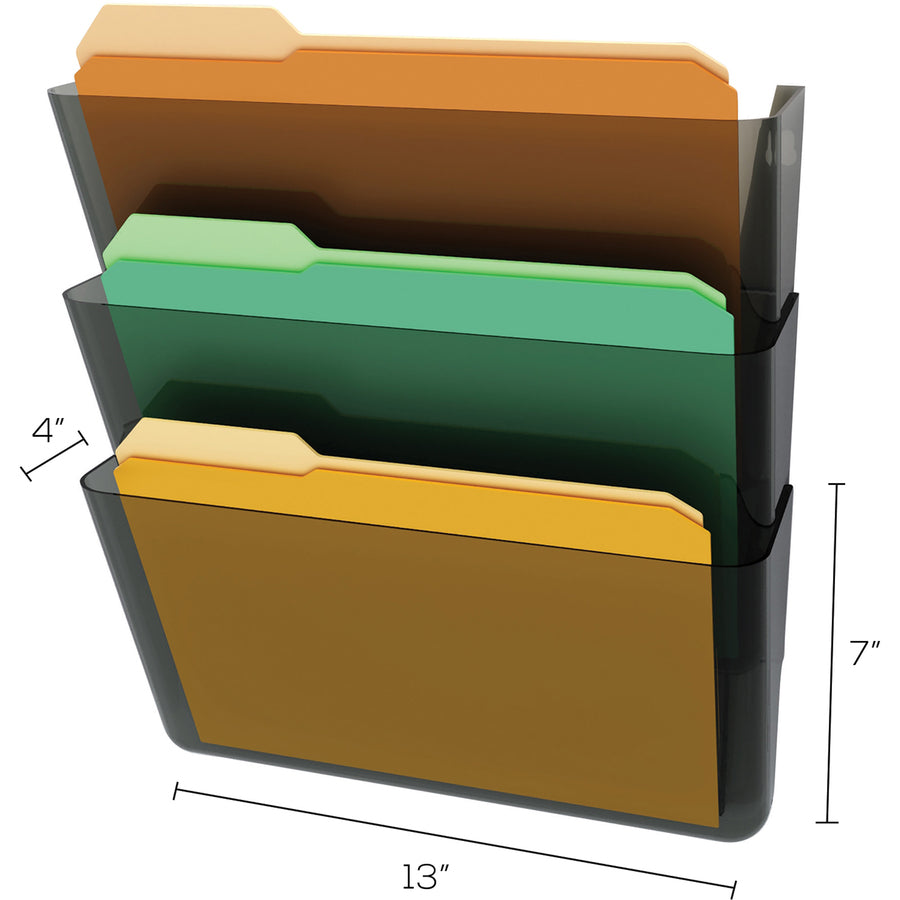 Deflecto Stackable DocuPocket Set - 73602RT