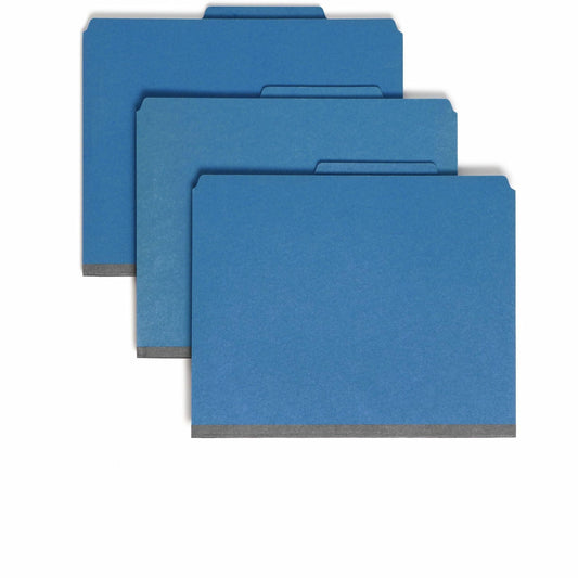 Smead SafeSHIELD 2/5 Tab Cut Letter Recycled Classification Folder