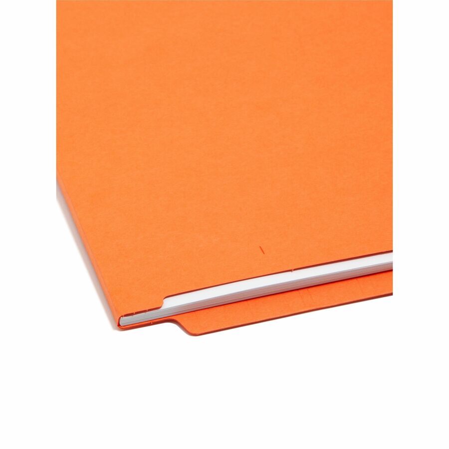 Smead Shelf-Master Straight Tab Cut Letter Recycled End Tab File Folder - 25510