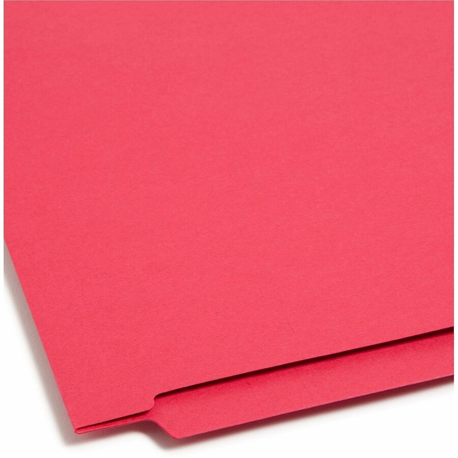 Smead Shelf-Master Straight Tab Cut Letter Recycled End Tab File Folder - 25710