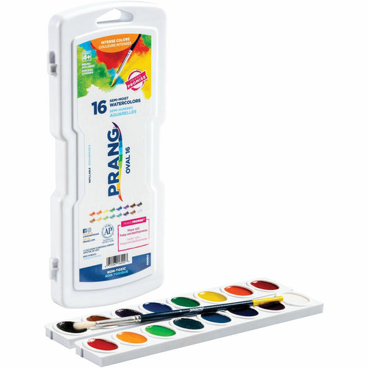 Prang 16 Oval Semi-Moist Watercolors