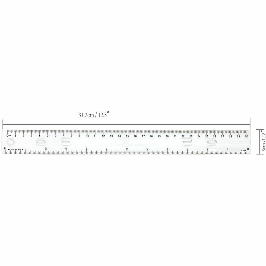 Sparco 12" Standard Metric Ruler - 01488
