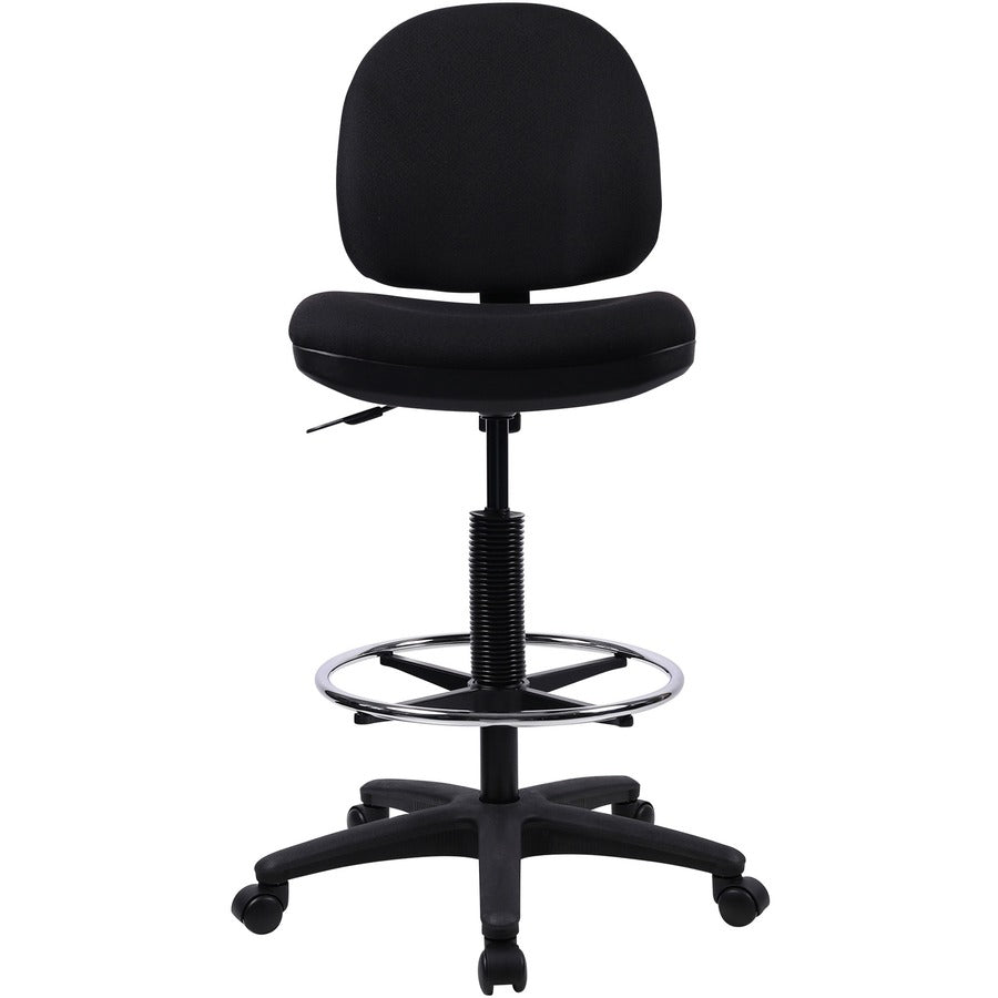 Lorell Millenia Series Adjustable Task Stool with Back - 80008