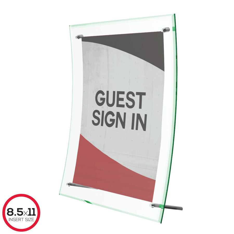Deflecto Superior Image Curved Edge Sign Holder - 799783