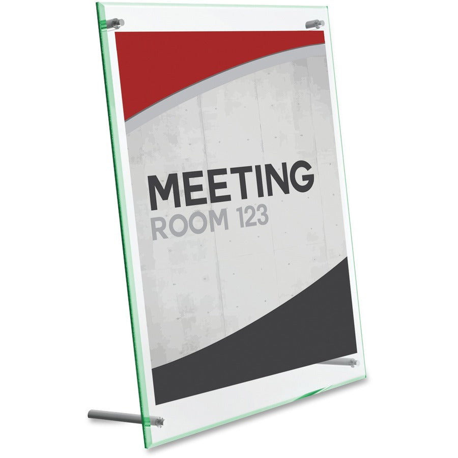 Deflecto Superior Image Beveled Edge Sign Holder - 799693