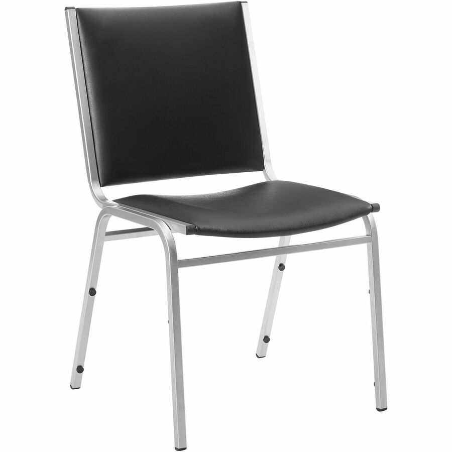 Lorell Stacking Chair Armless Black 4/box - 62502