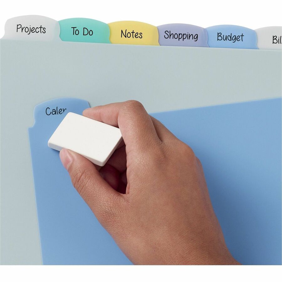 Avery® Big Tab™ Write & Erase Plastic Dividers, 8 tabs, 1 set - 16171
