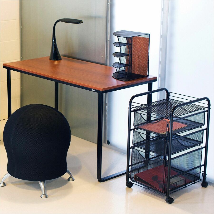 Safco Onyx Mesh Corner Organizer - 3261BL