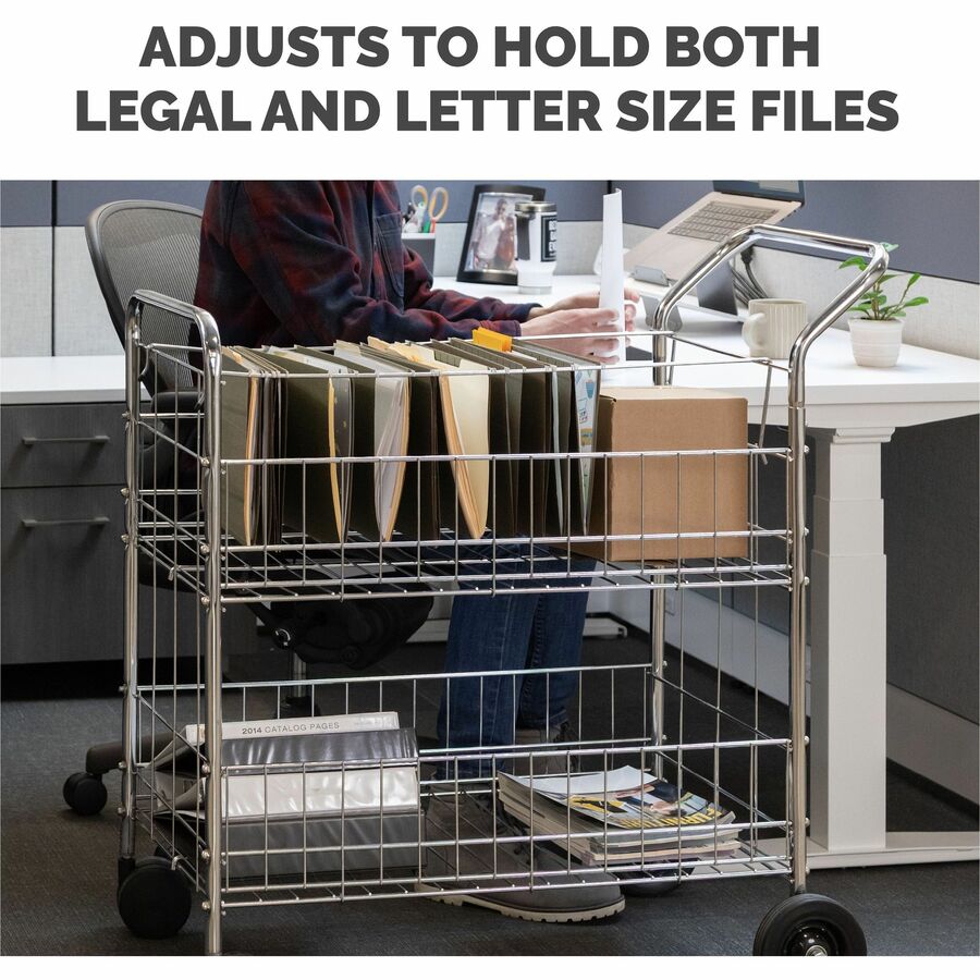 Fellowes Wire Mail Cart - 40912