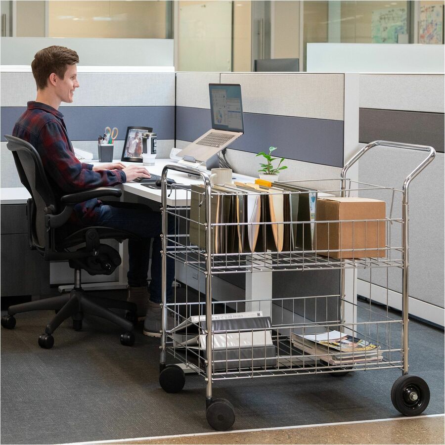 Fellowes Wire Mail Cart - 40912