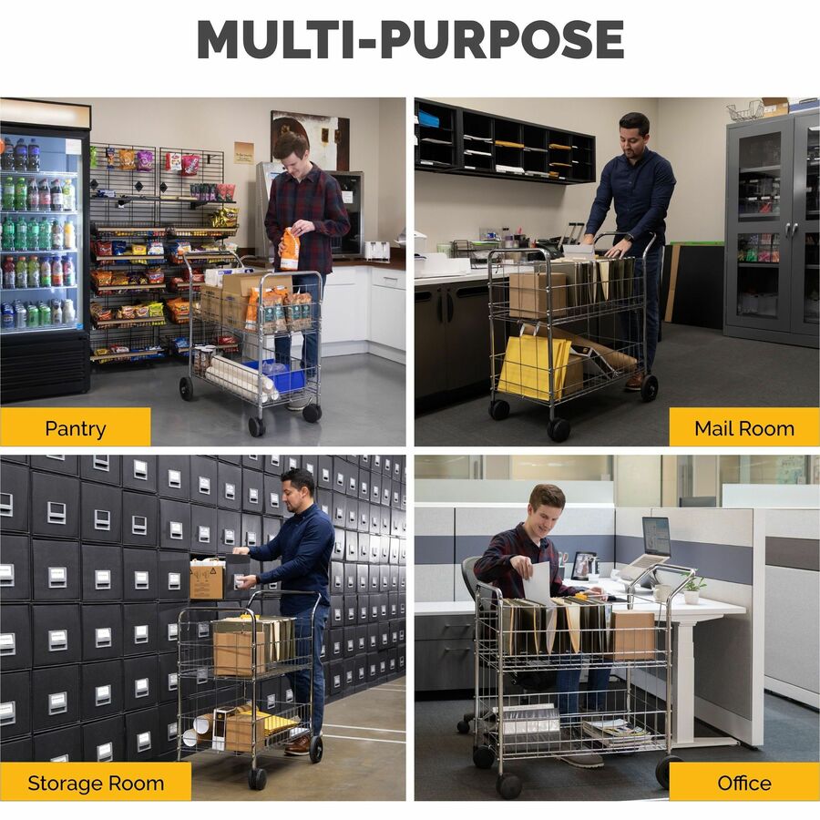 Fellowes Wire Mail Cart - 40912