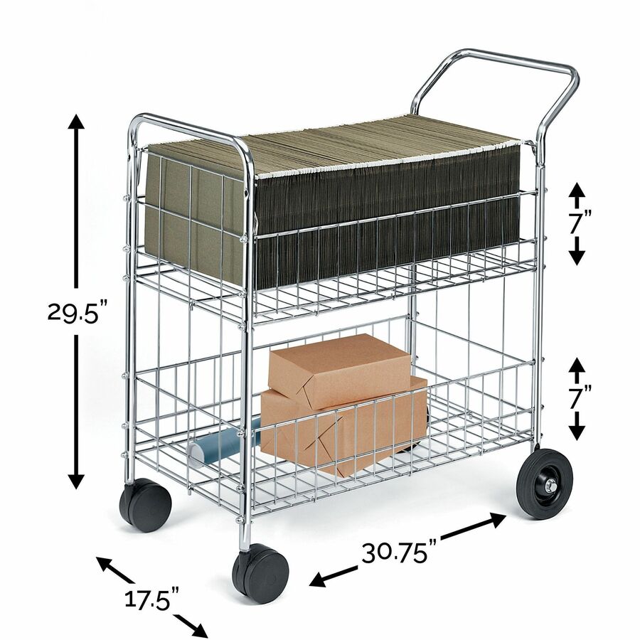 Fellowes Wire Mail Cart - 40912