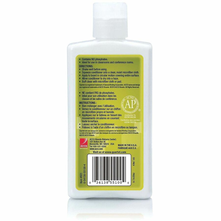 Quartet Whiteboard Cleaner/Conditioner - 551