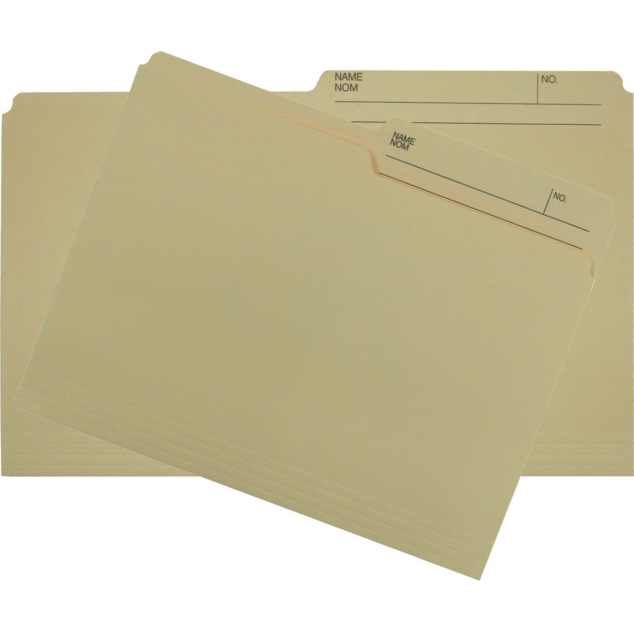Hilroy 1/2 Tab Cut Letter Recycled Top Tab File Folder