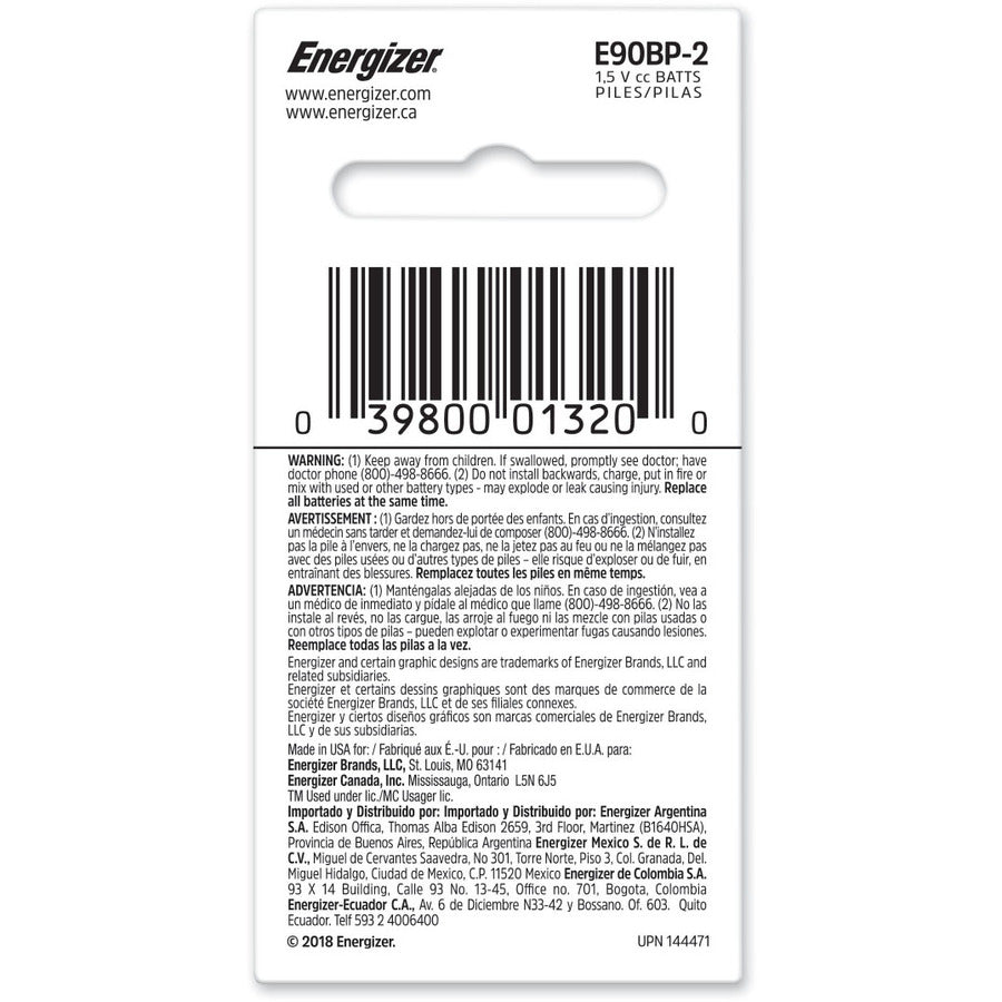 Energizer N Batteries - E90BP-2