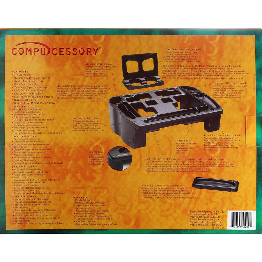 Compucessory Telephone Stand/Organizer - 55200