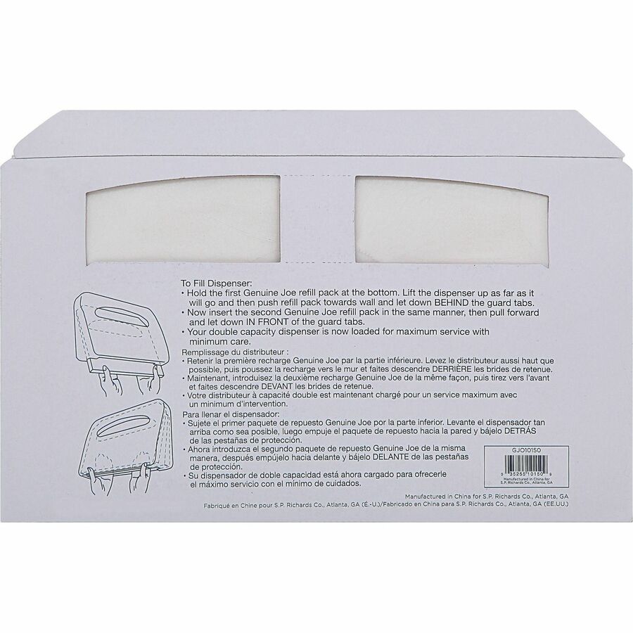 Genuine Joe Half-fold Toilet Seat Covers - 10150