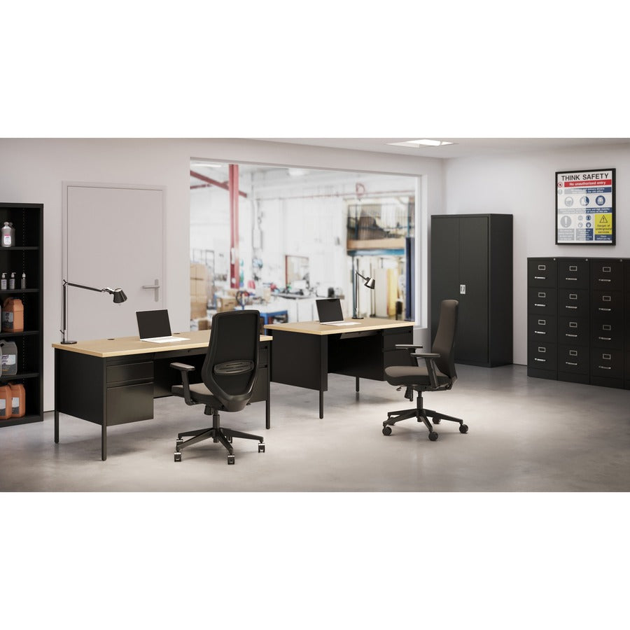 Lorell Fortress Series 26-1/2" Commercial-Grade Vertical File Cabinet - 60191