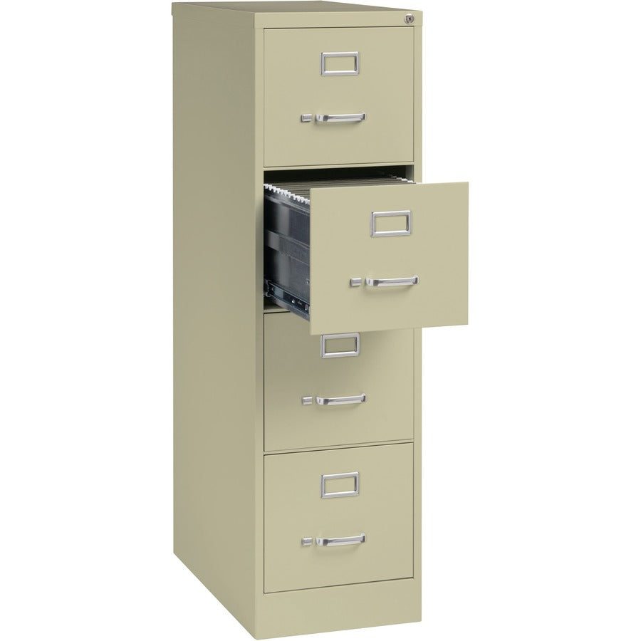 Lorell Fortress Series 26-1/2" Commercial-Grade Vertical File Cabinet - 60193