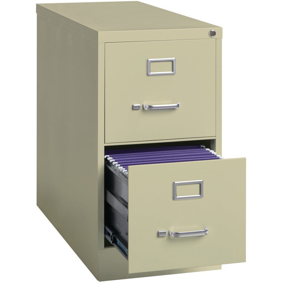 Lorell Fortress Series 26-1/2" Commercial-Grade Vertical File Cabinet - 60196