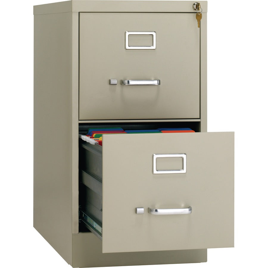 Lorell Fortress Series 26-1/2" Commercial-Grade Vertical File Cabinet - 60196