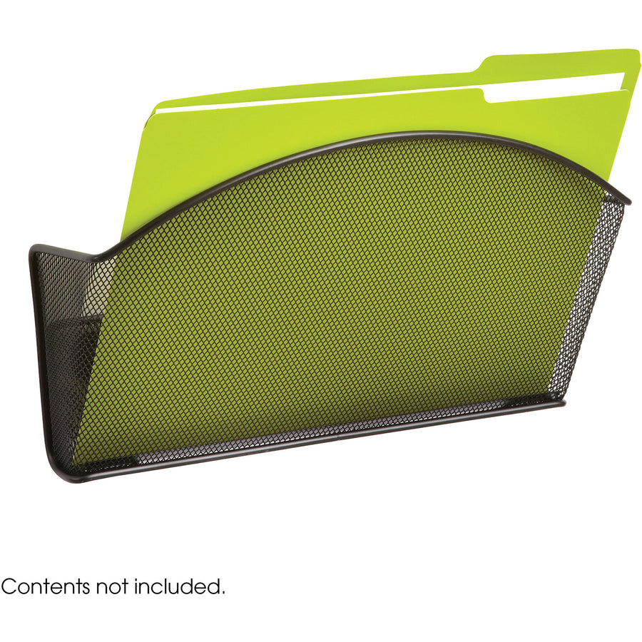 Safco Black Magic Magnetic Single File Pocket - 4176BL