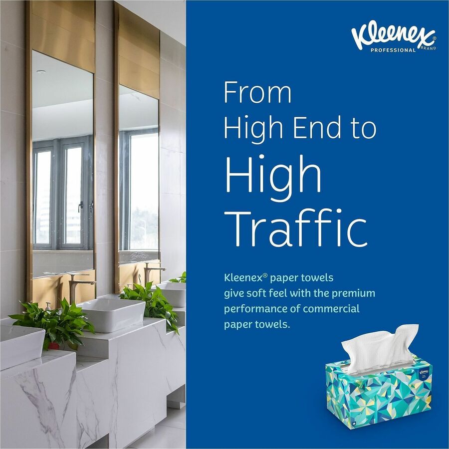 Kleenex® Hand Towels with Premium Absorbency Pockets in a Pop-Up Box - 1701