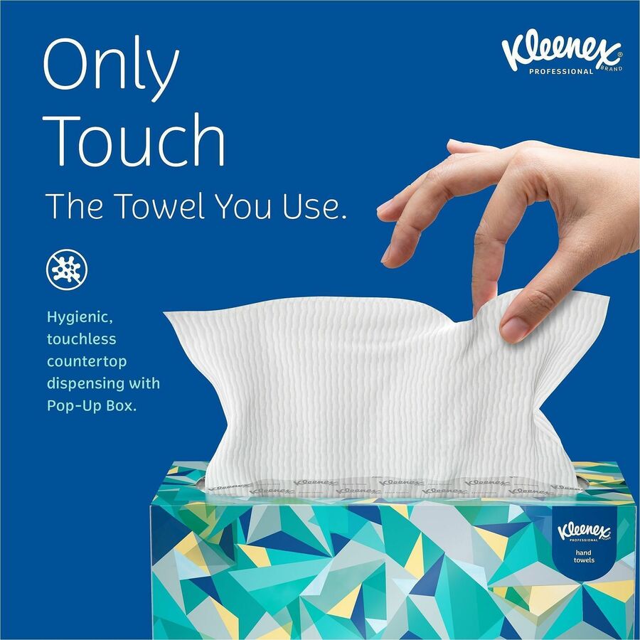 Kleenex® Hand Towels with Premium Absorbency Pockets in a Pop-Up Box - 1701