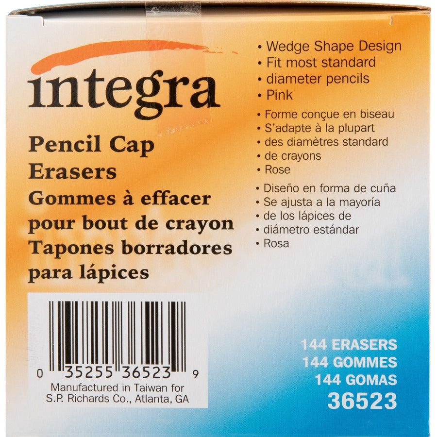 Integra Pink Pencil Cap Eraser - 36523