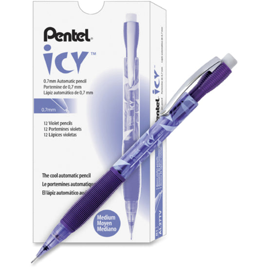 Icy Mechanical Pencil (0.5mm), Tinted Violet Barrel - AL25TV