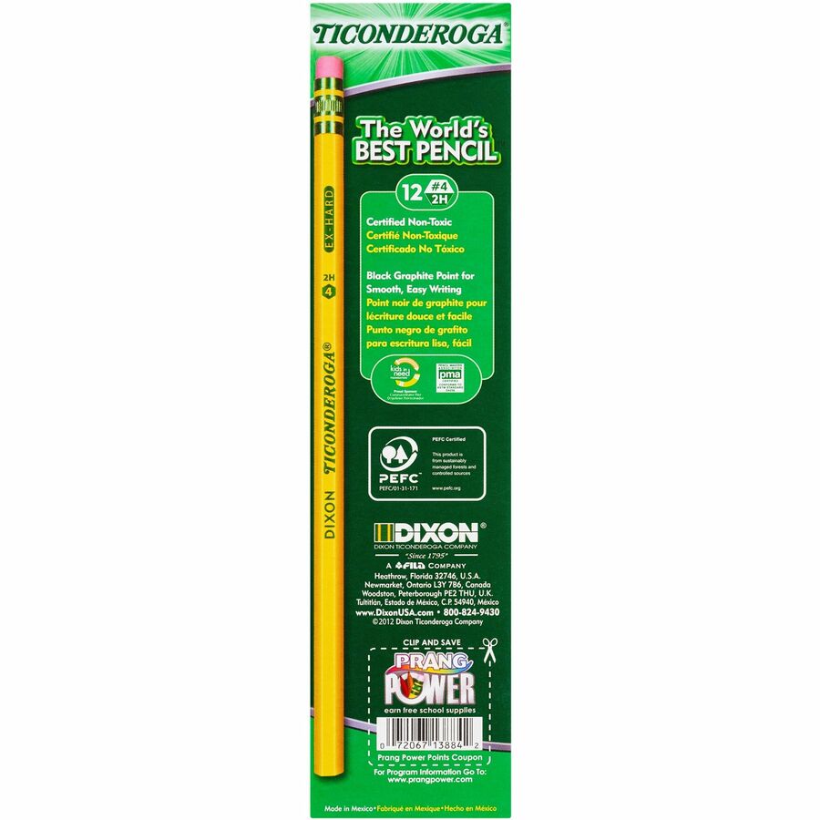 Ticonderoga No. 4 Pencils - 13884