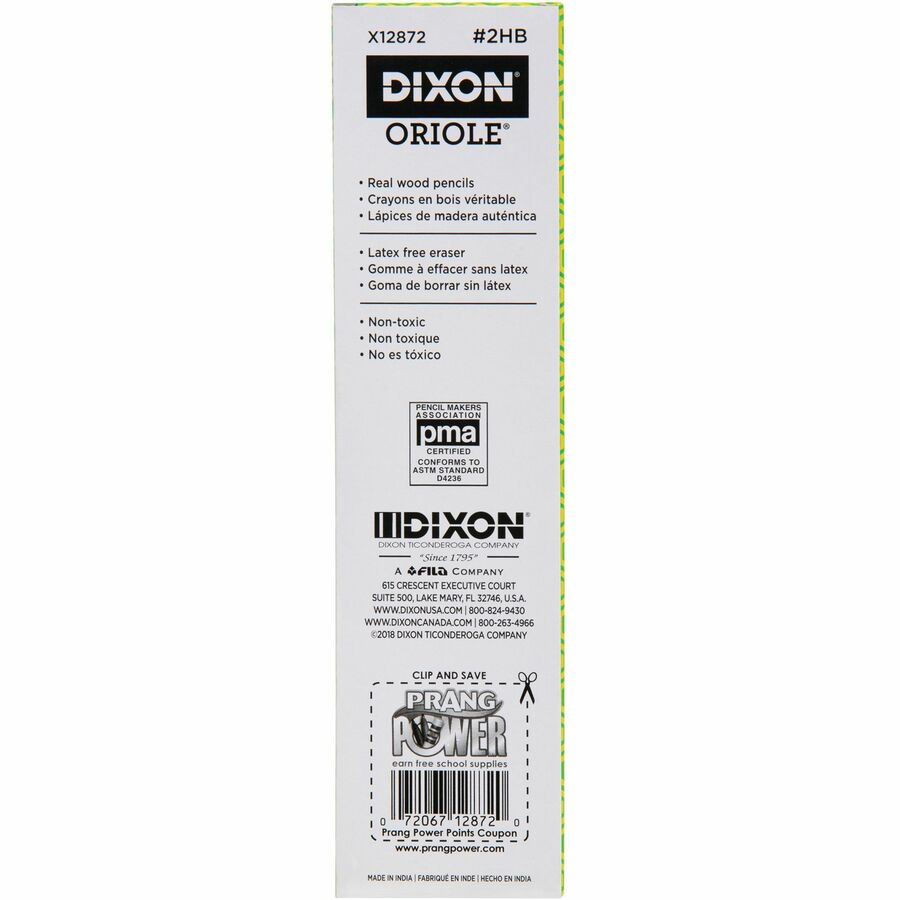 Dixon Wood-Cased Pencils - 12872