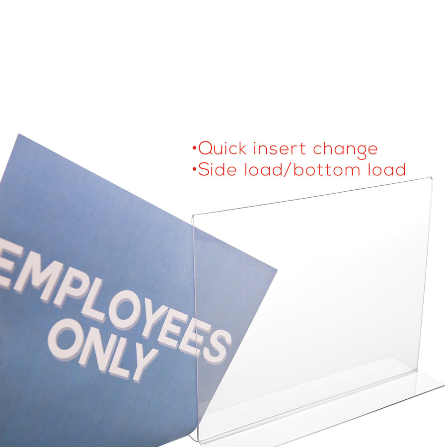 Deflecto Stand-Up Sign Holder - 69001