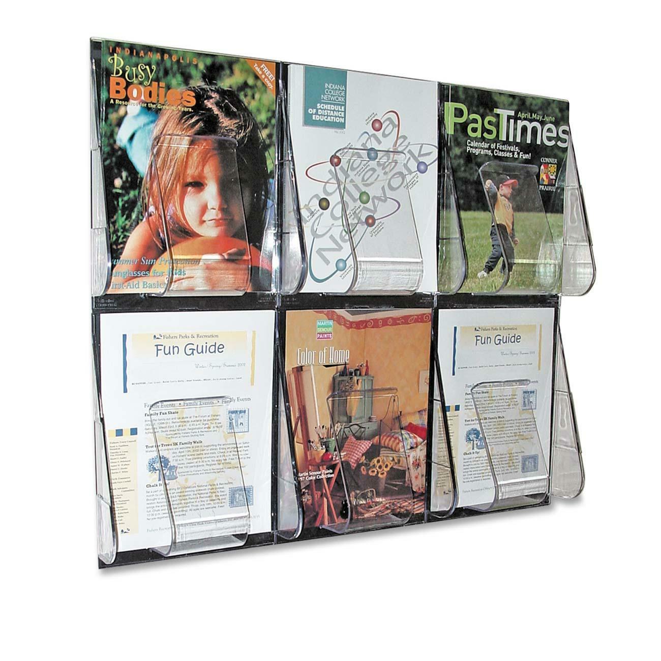 Deflecto Magazine Wall Rack