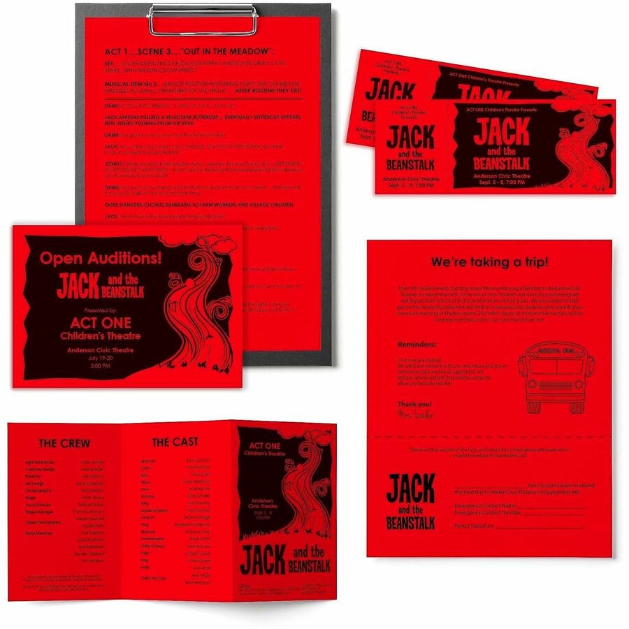 Neenah Color Paper - Red - 22551