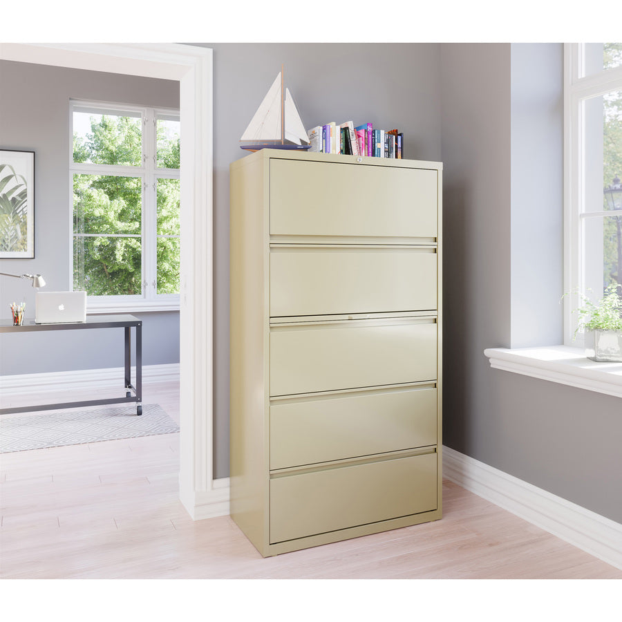 Lorell Fortress Series Lateral File w/Roll-out Posting Shelf - 60441