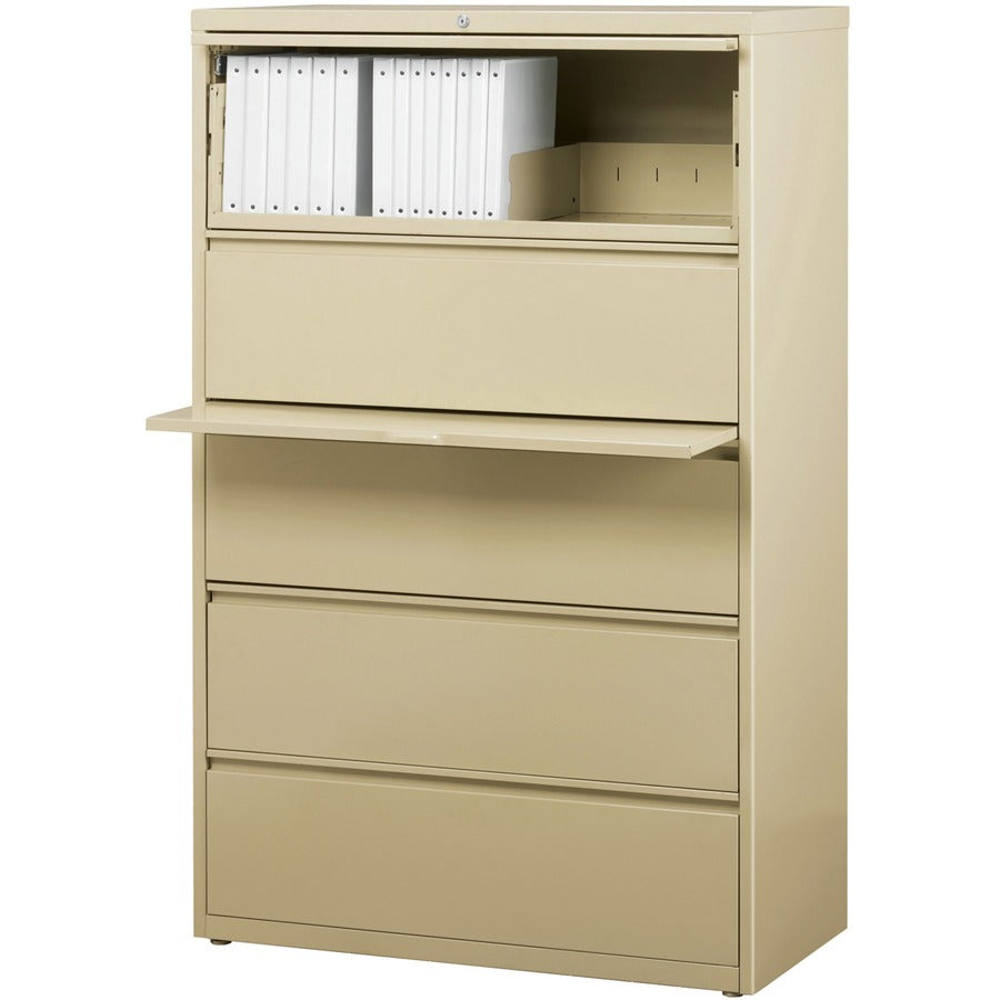 Lorell Fortress Series Lateral File w/Roll-out Posting Shelf - 60441