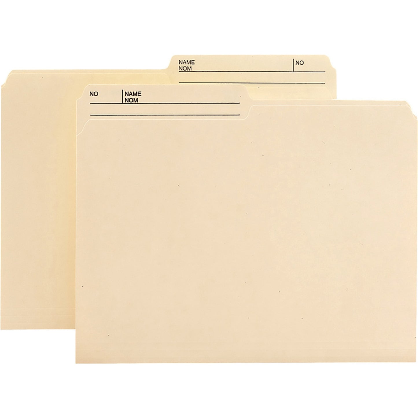 Smead 1/2 Tab Cut Letter Recycled Top Tab File Folder