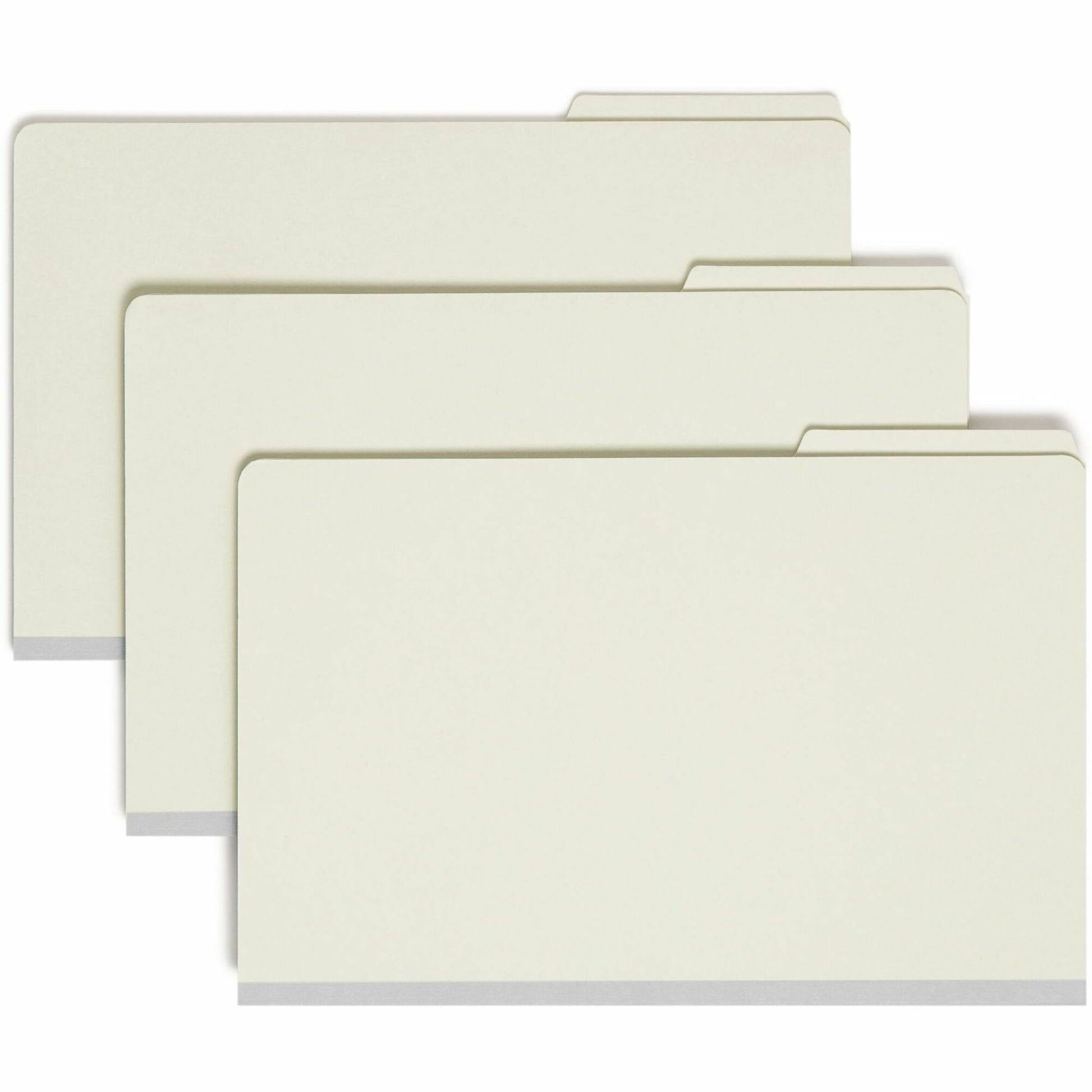 Smead SafeSHIELD 1/3 Tab Cut Legal Recycled Classification Folder