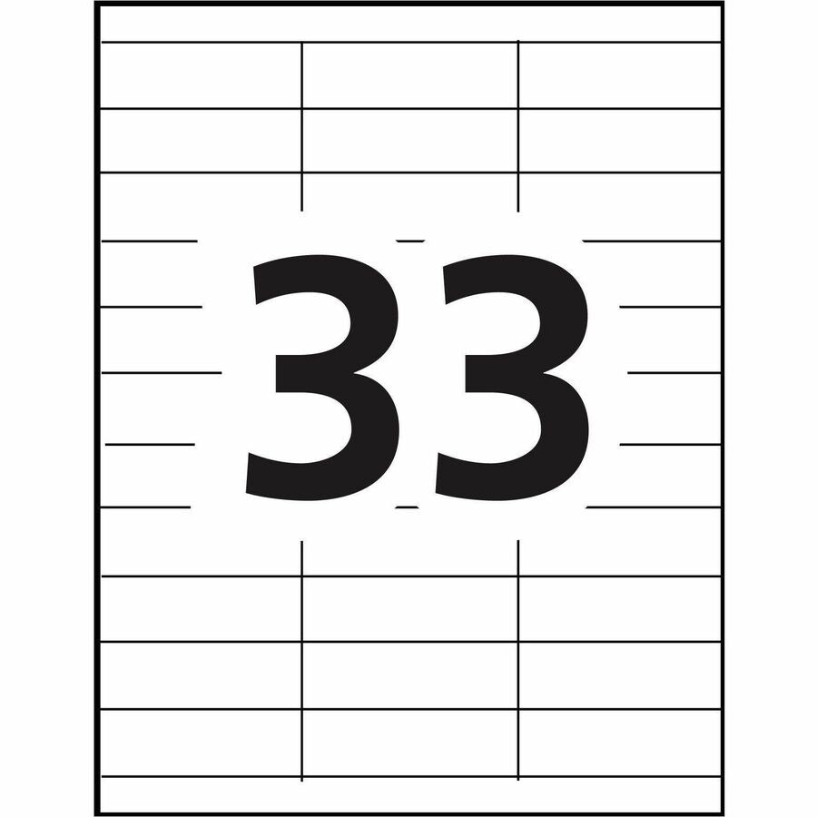 Avery® Address Labelsfor Copiers, 2-13/16" x 1" - 45004