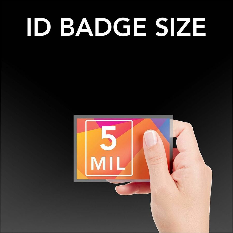 GBC Ultra Clear ID Badge Thermal Laminating Pouches - 56005
