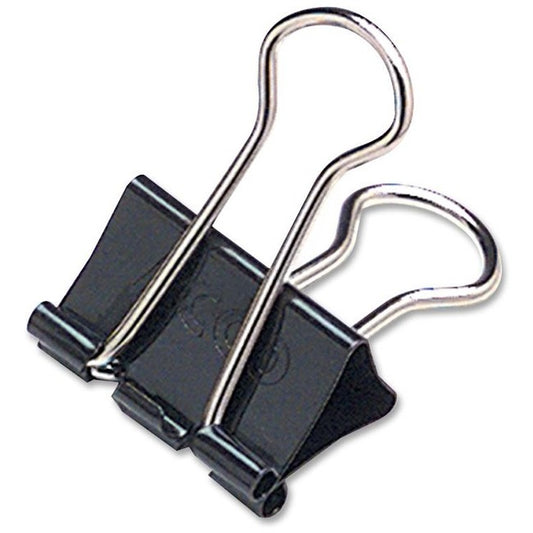 ACCO Small Foldback Binder Clips 1" wide (3/8" capacity)