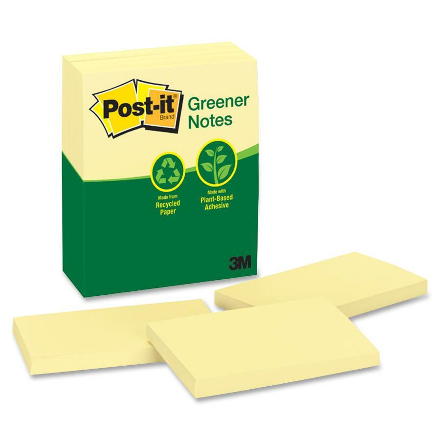 Post-it® Plain Recycled Notes