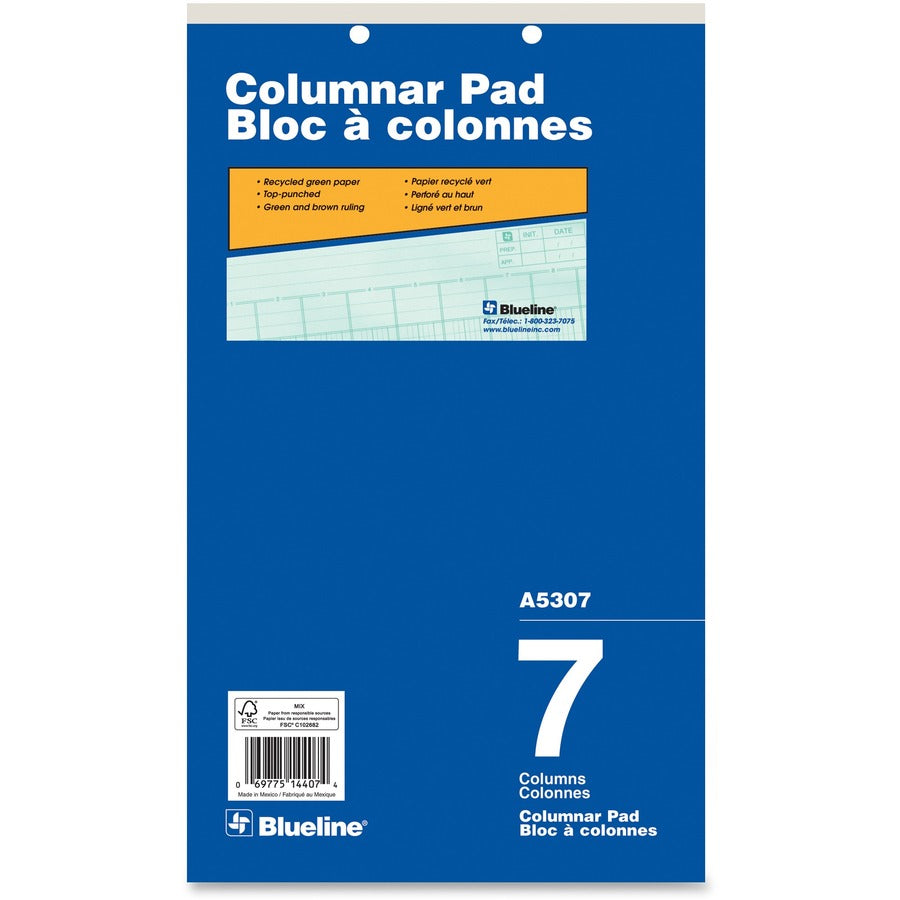 Blueline A5307 Columnar Pad - A5307
