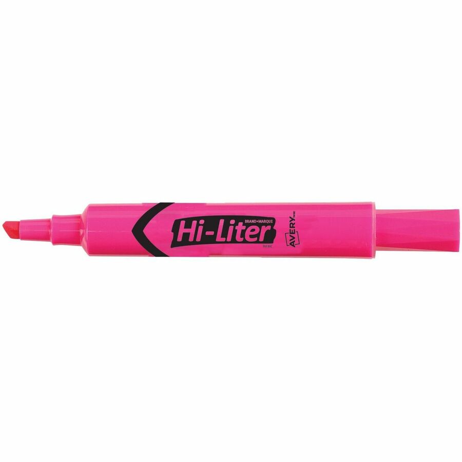 Avery® Desk Style HI-LITER®, Fluorescent Pink - C83509