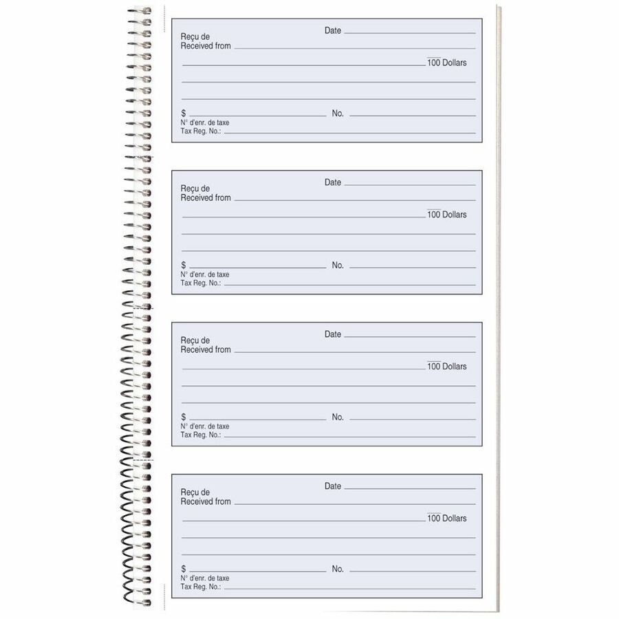 Blueline DCB4074T Receipt Book - DCB4074T