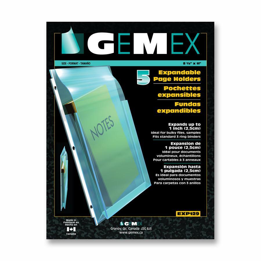 Gemex Super Expandable Page Holder with Flap
