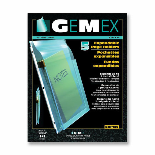 Gemex Super Expandable Page Holder with Flap